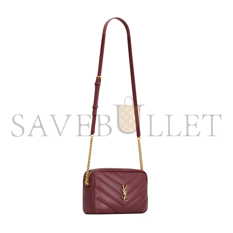 YSL LOULOU CAMERA BAG IN MATELASSÉ LAMBSKIN 869468AAEAX6197 (23*14*6cm)